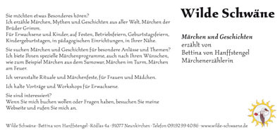 Karte der Erzählerin (Rückseite)